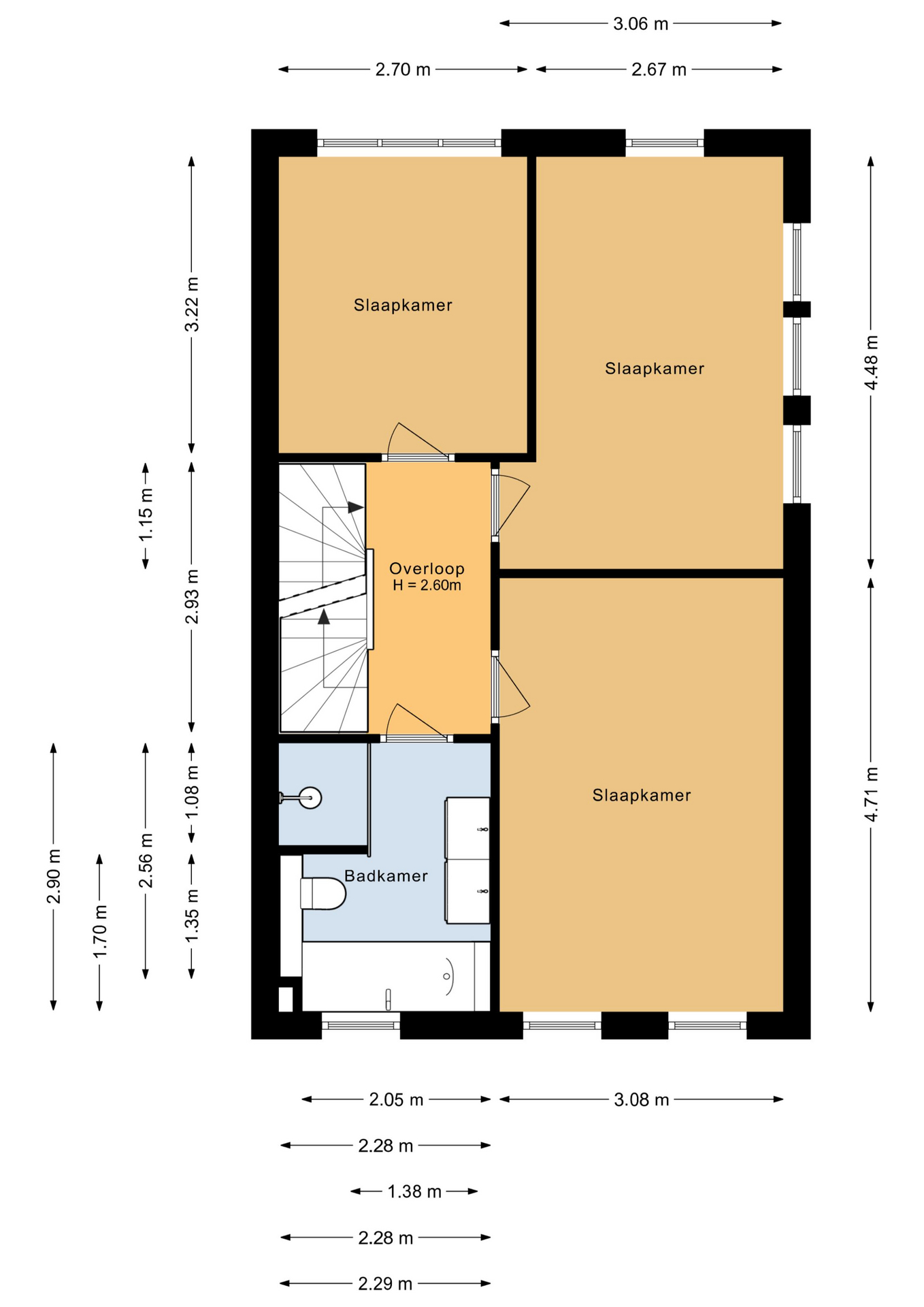 Waterkersstraat 25 - 8245 LC - lelystad-plattegrond-2